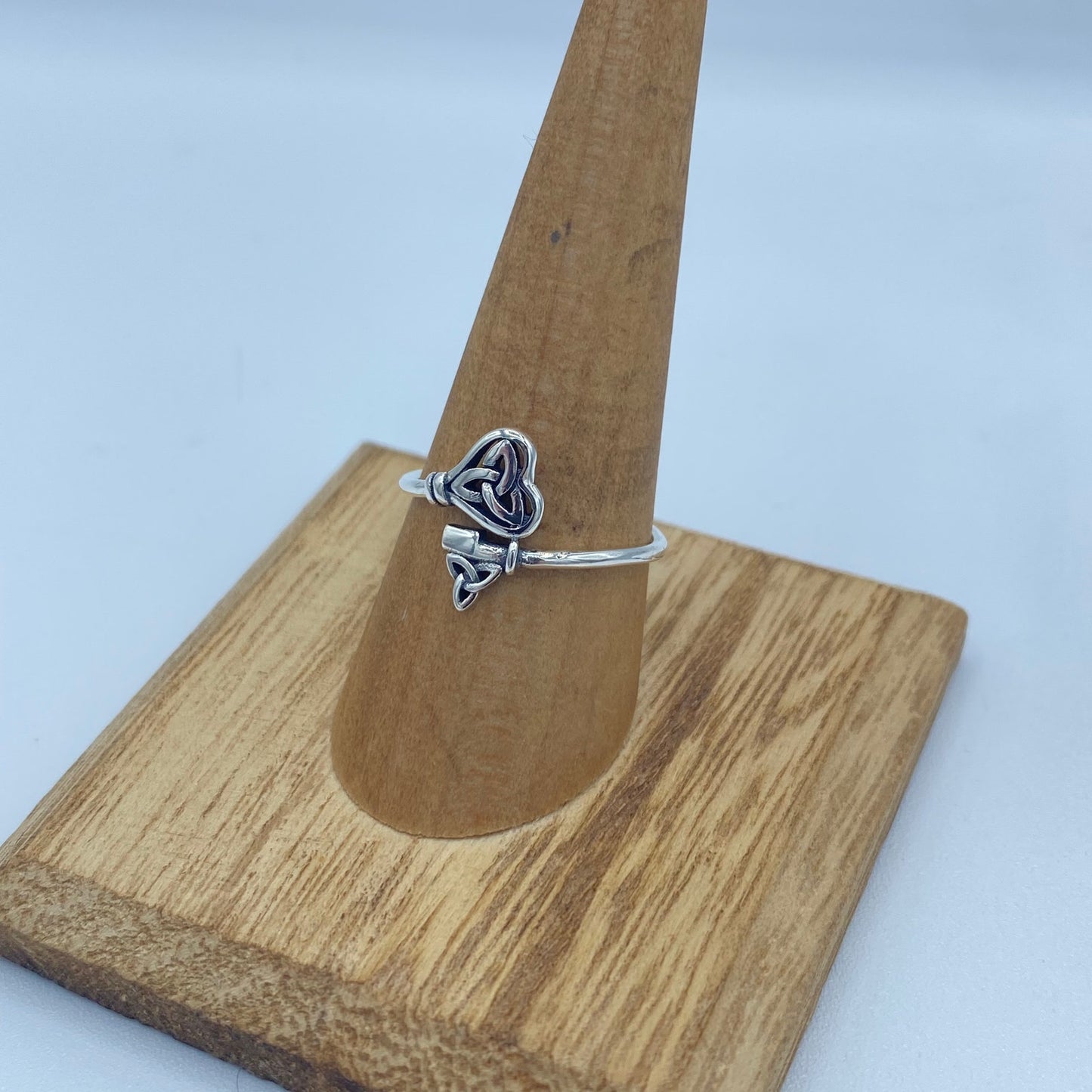 Celtic Key Sterling Silver Ring
