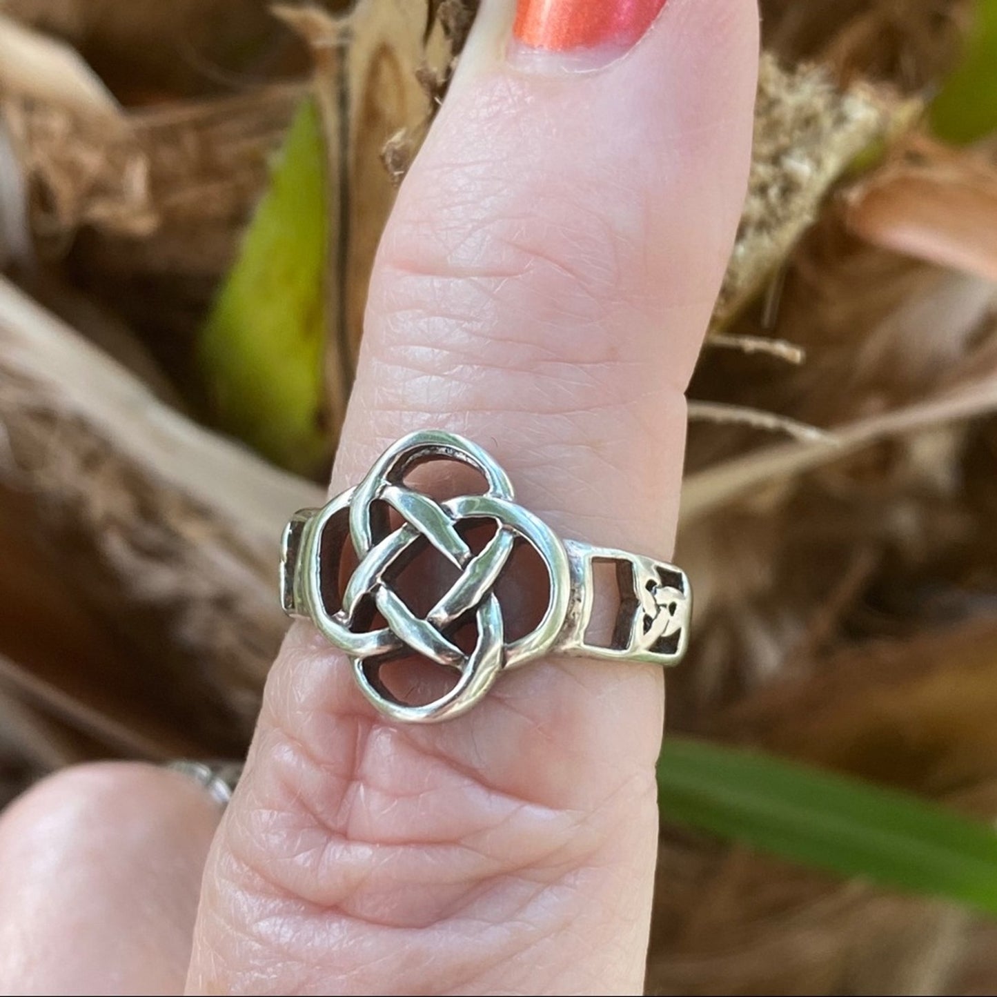 Sterling Silver Celtic Knot Ring Size 7