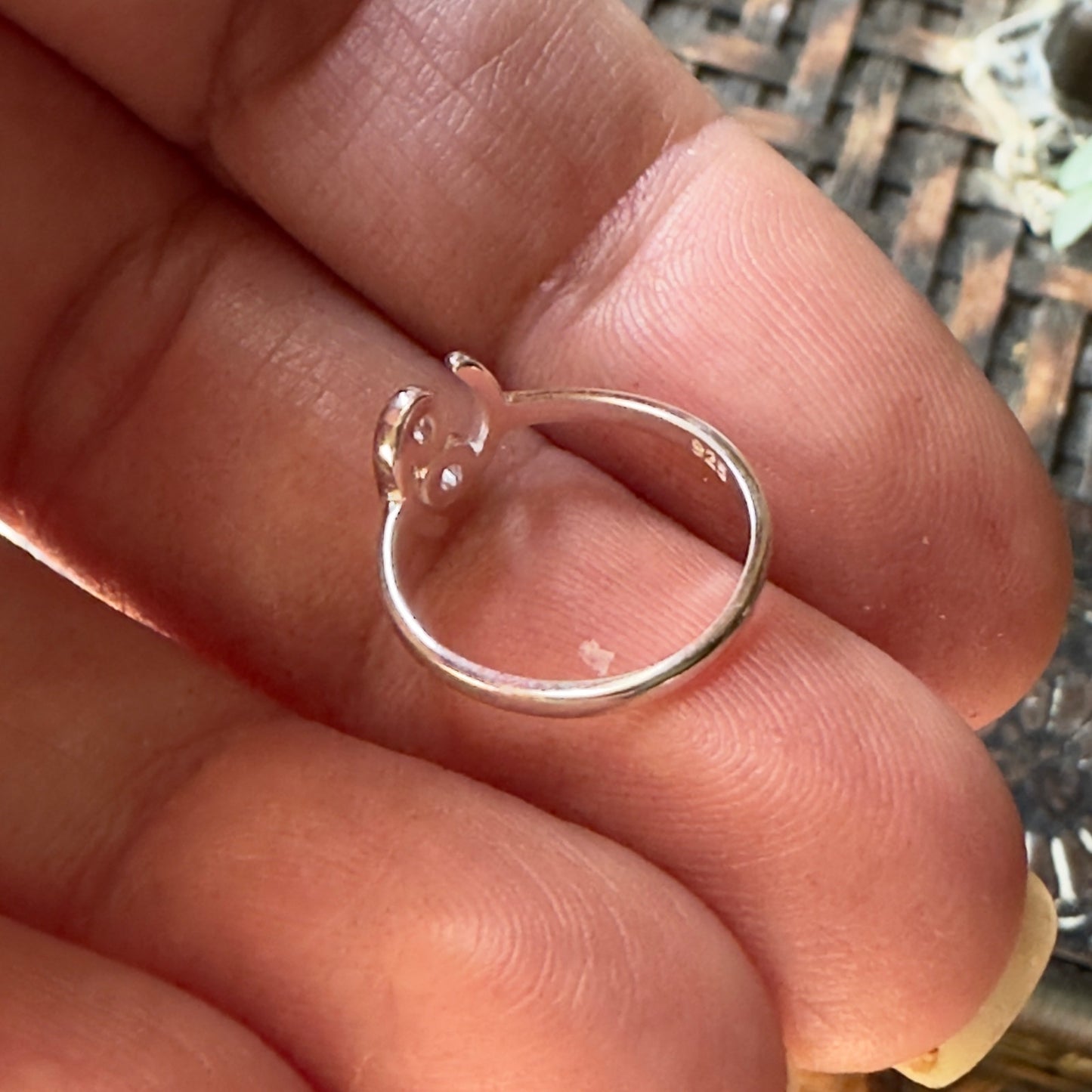 Cancer Sterling Silver Toe Ring