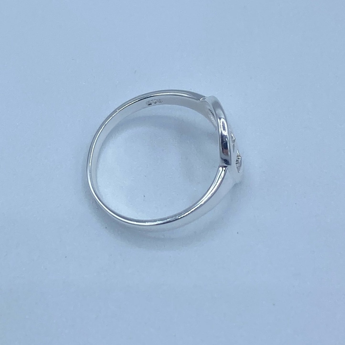 Peace Sign Sterling Silver Ring