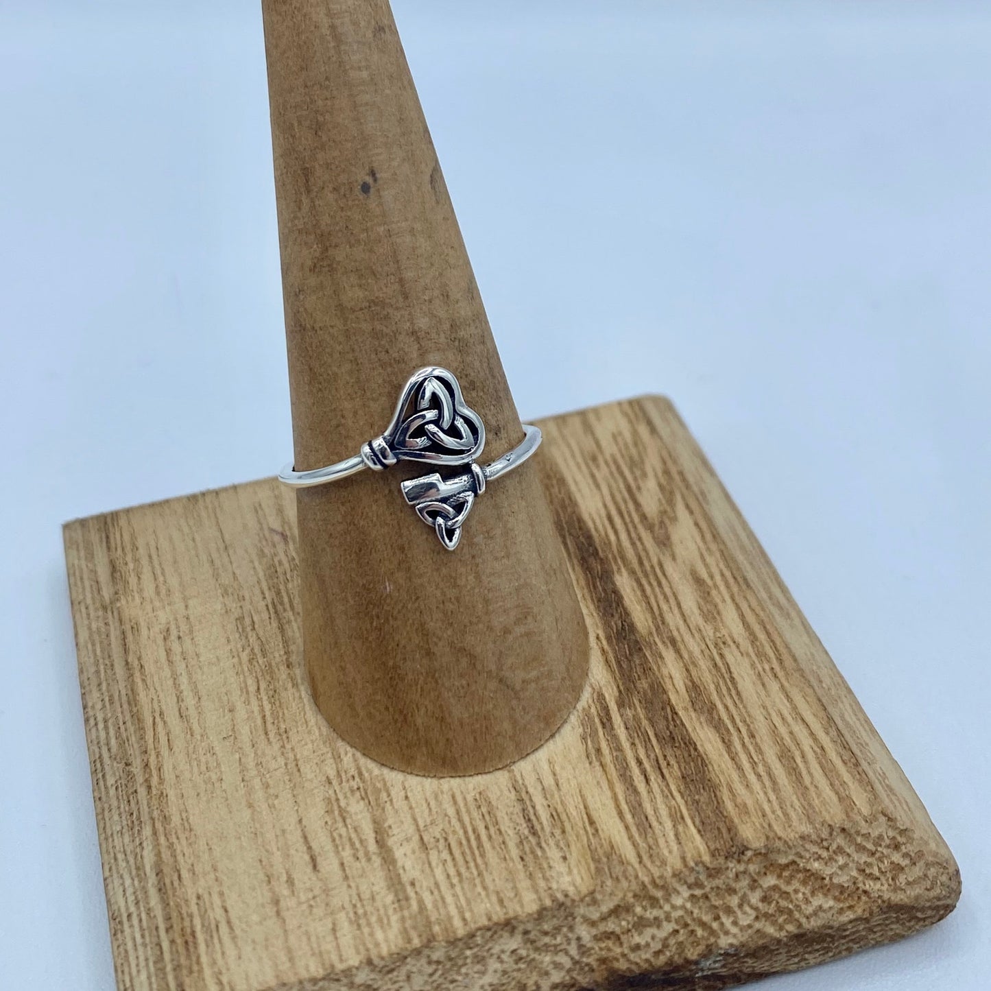 Celtic Key Sterling Silver Ring