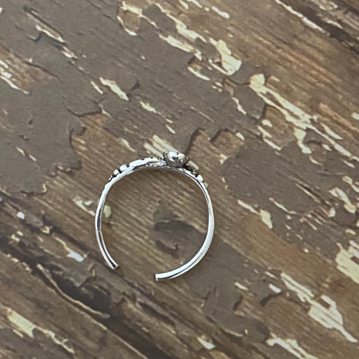 Dainty Flower Toe Sterling Silver Toe Ring