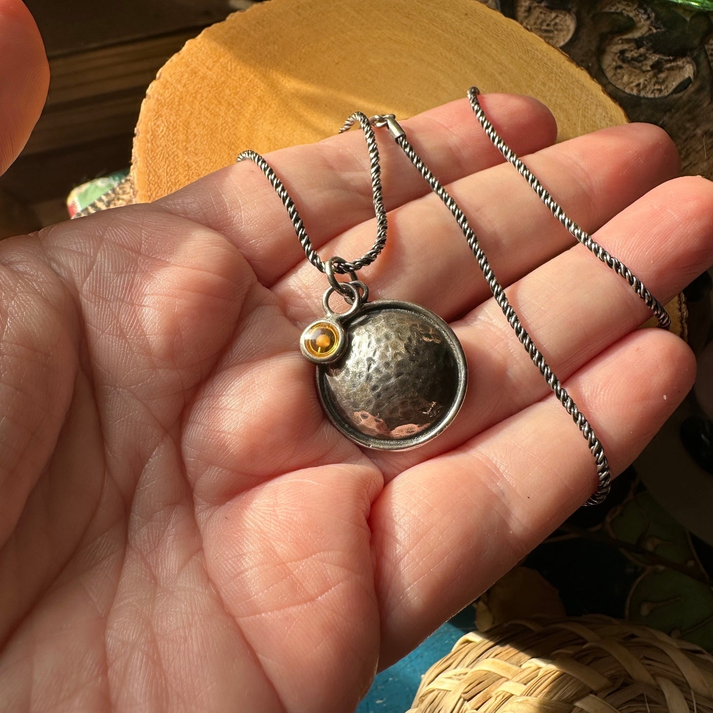Silpada Faith Of A Mustard Seed Sterling Silver Pendant Necklace