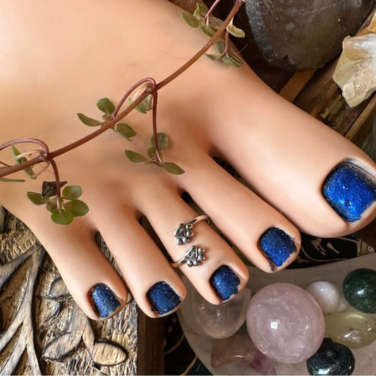 Animal Paws Sterling Silver Toe Ring