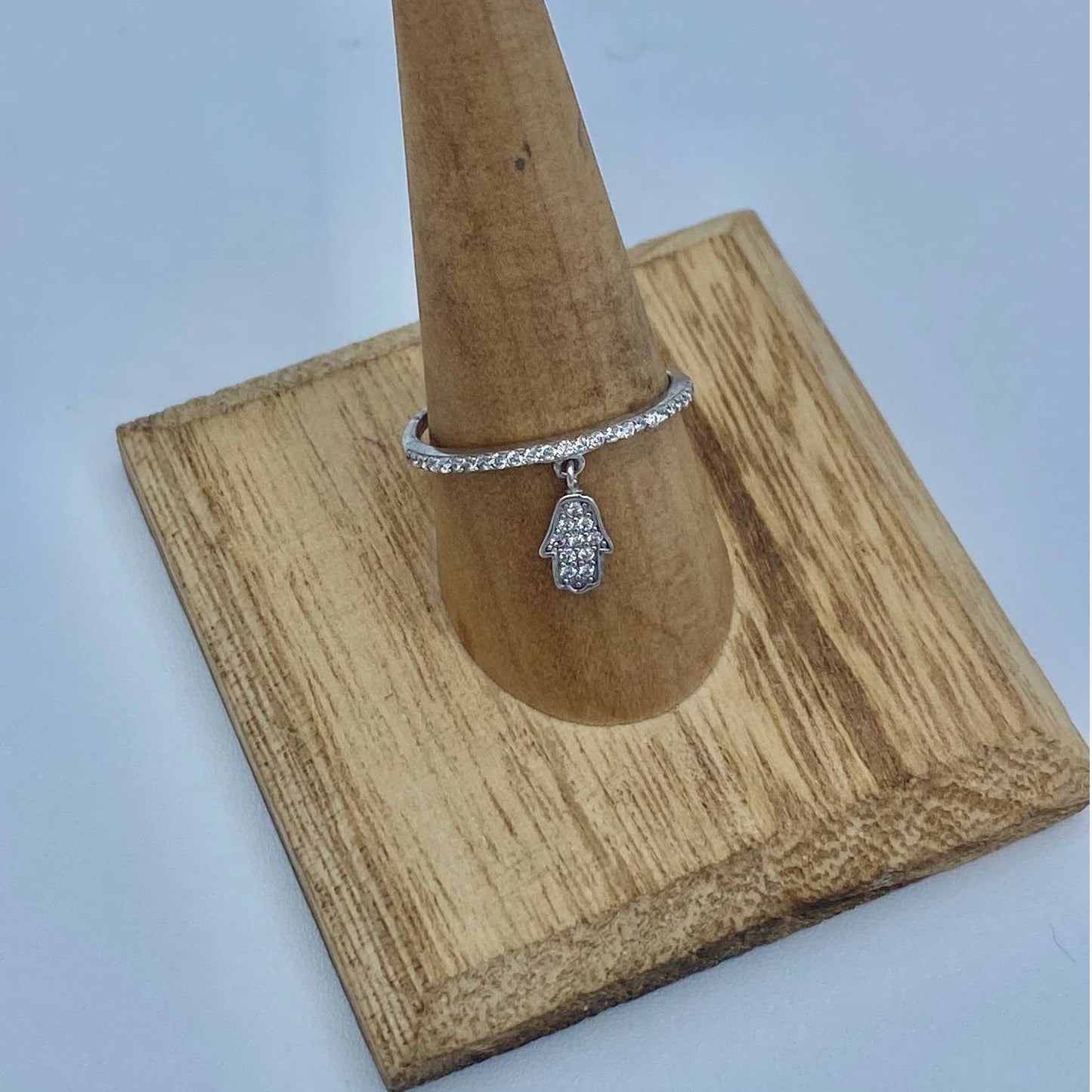 Hamsa Stelring Silver Ring Sizes 6,9,10