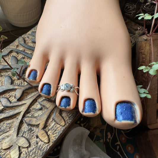 Moonstone Sterling Silver Toe Ring
