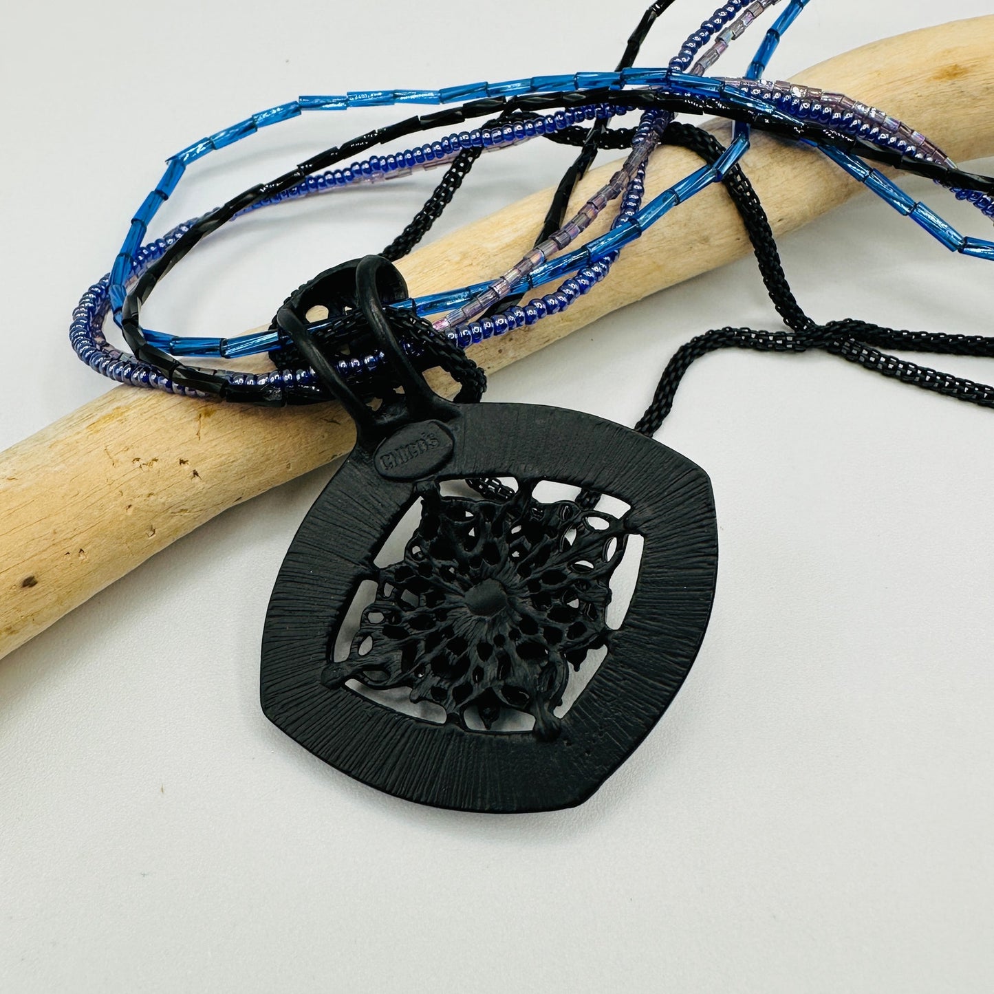 Vintage Rare Chico's Glass Rhinestone Necklace