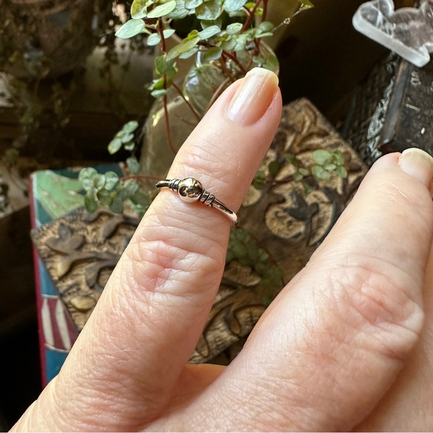 Bali Ball Sterling Silver Toe Ring