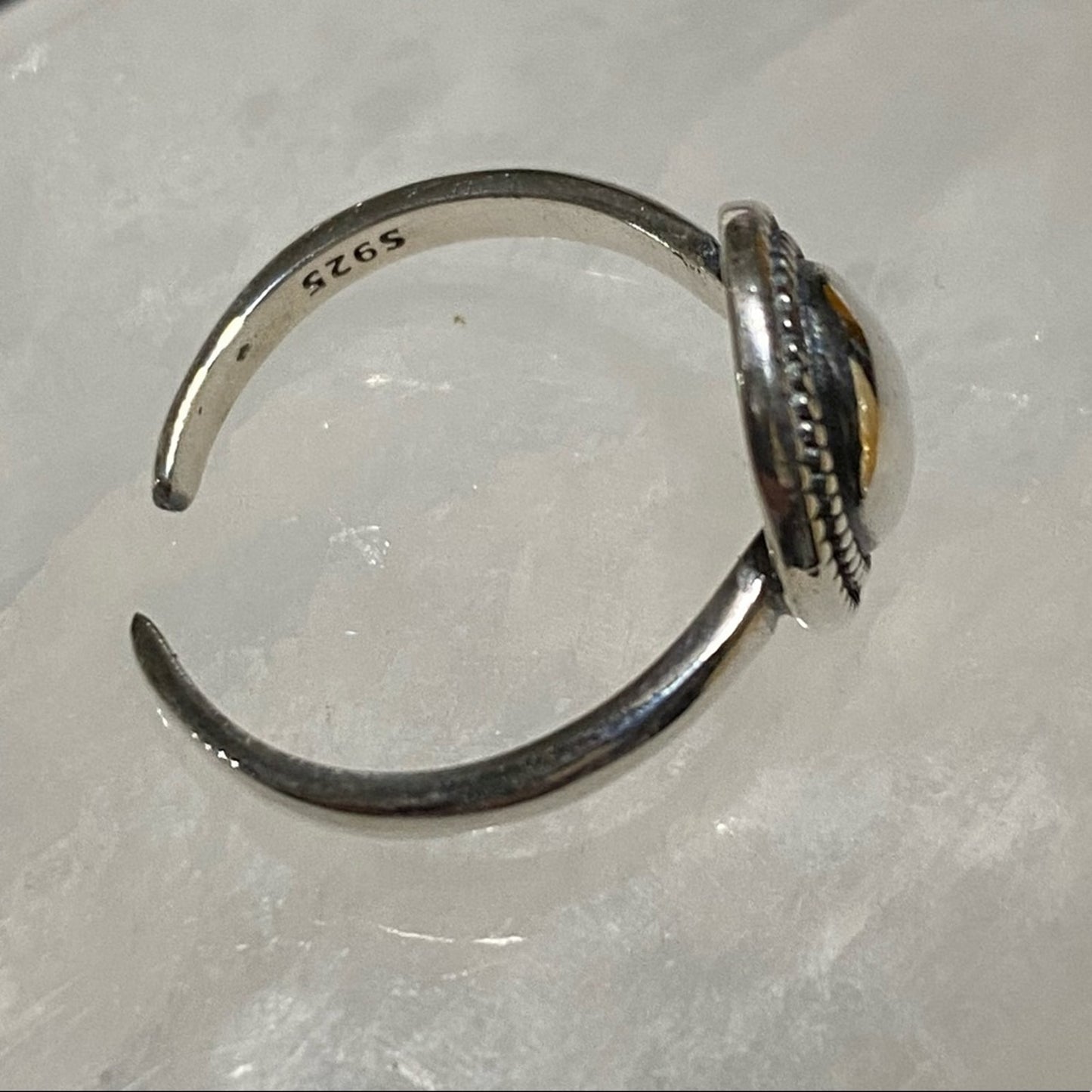 Sterling Silver Oval Vintage High Polished Dome Ring Trending Ajustable