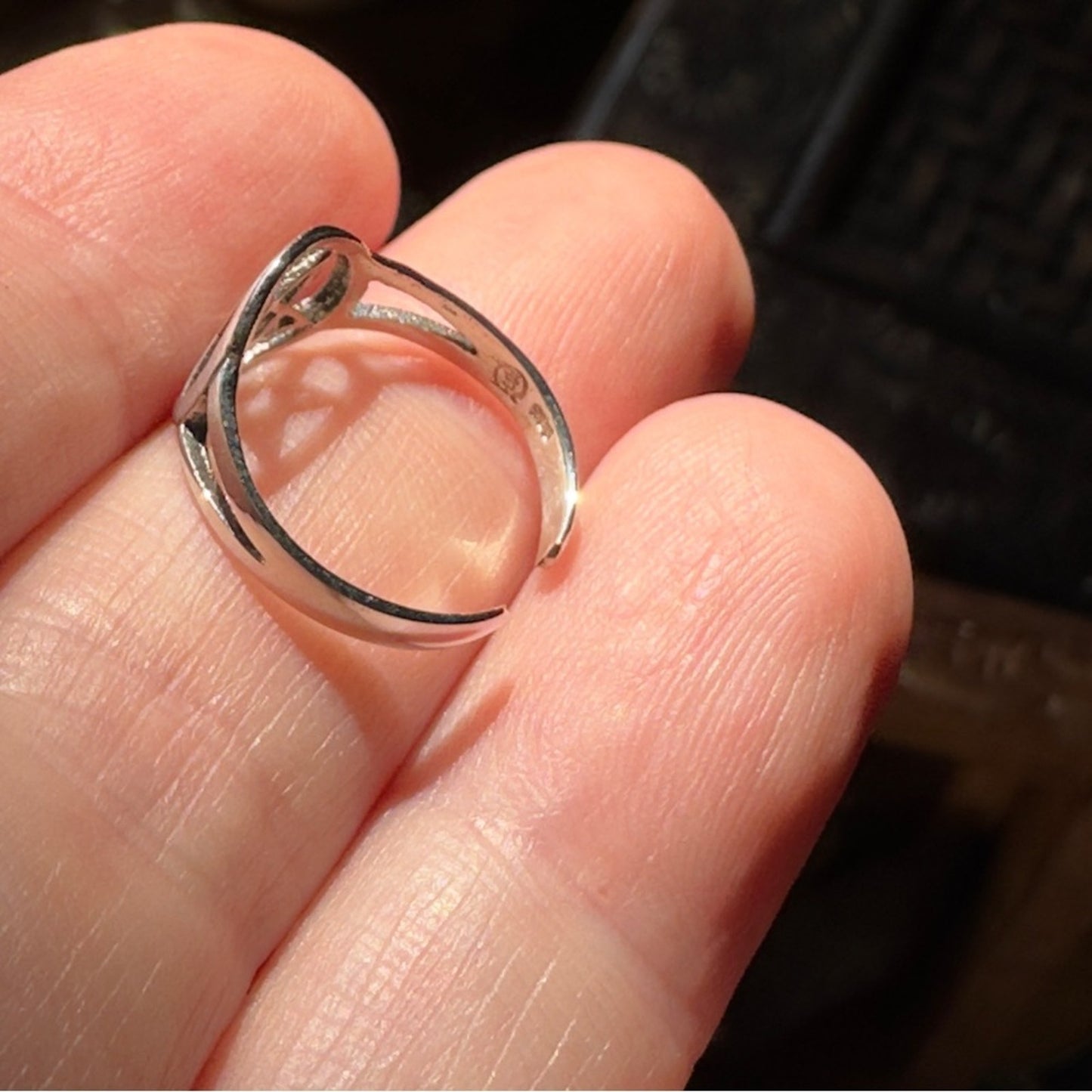 Pentagram Sterling Silver Toe Ring