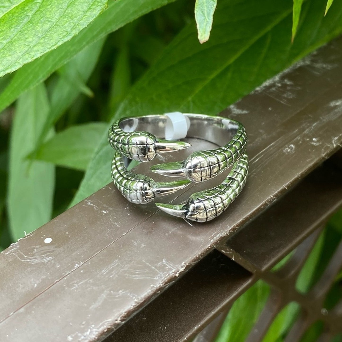 Mens Stainless Steel Gothic Claw Ring