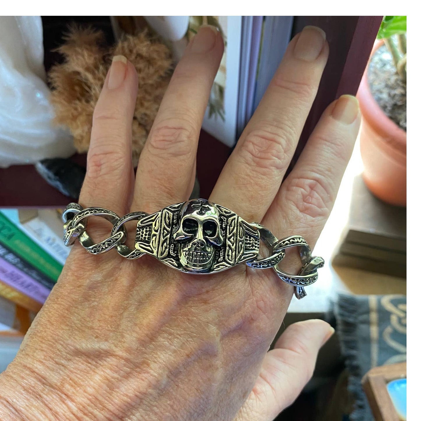 Men's Skull Stainless Steel Bracelet